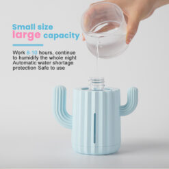 Wireless Cactus Shape USB Rechargeable Humidifier