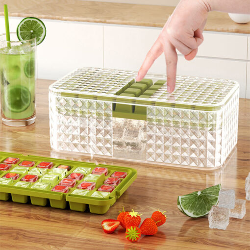 Creative Silicone Storage Square Ice Cube Mold Trays