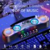 Colorful LED Desktop Gaming Bluetooth Speaker