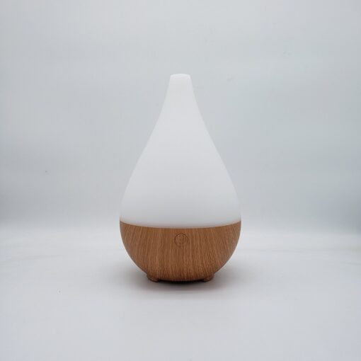 Wood Grain Ultrasonic Aromatherapy Humidifier Lamp