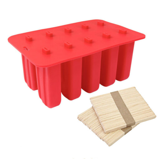 Creative Silicone Popsicle Ice Cream Molds Tray