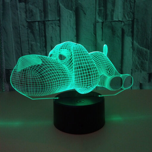 Creative 3D Vision Effect Desktop Night Light Lamp