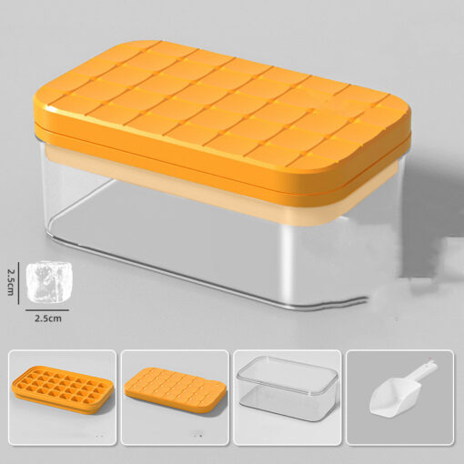 Creative Press Type Ice Cube Mold Maker Tray