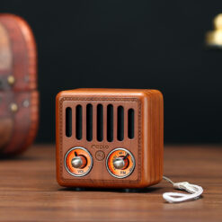 Wooden Mini Retro Rechargeable Bluetooth Speaker