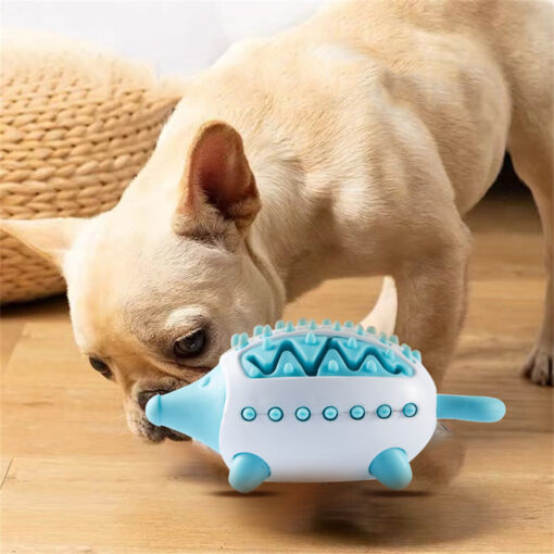 Interactive Pet TPR Leaking Food Chewing Cleaning Toy