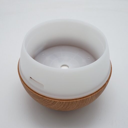 Wood Grain Ultrasonic Aromatherapy Humidifier Lamp - Image 2