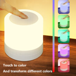 Creative Colorful USB Charging Led Light Bedside Lamp