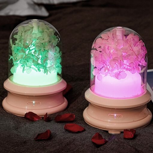 Creative Colorful Night Light Lamp Fragrance Humidifier