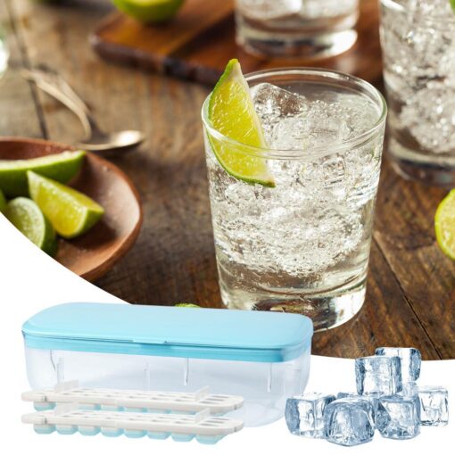 Household Square Refrigerator Freezer Ice Mold Box