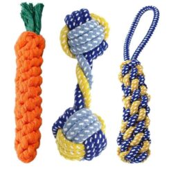 Dog Molar Bite Resistant Cotton Rope Knot Toy