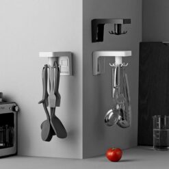 Multifunctional Wall-Mount Kitchen Rotating Hanger Hook