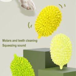 Portable Pet Durian Shape Chewing Ball Bite Toys