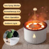 Ultrasonic Essential Oil Flame Aromatherapy Humidifier