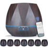 Remote Control Wood Grain Aromatherapy Air Humidifier