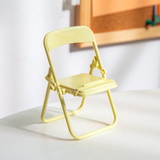 Creative Foldable Small Chair Phone Holder Stand