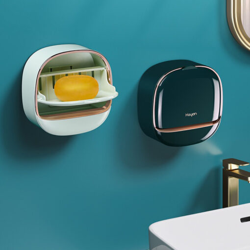 360-degree Punch-Free Self-draining Bar Soap Holder