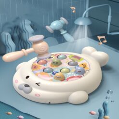 Electric Children's Pounding Music Ground Mouse Toy