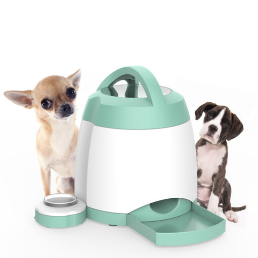 Creative Automatic Dog Push Type Treat Dispenser