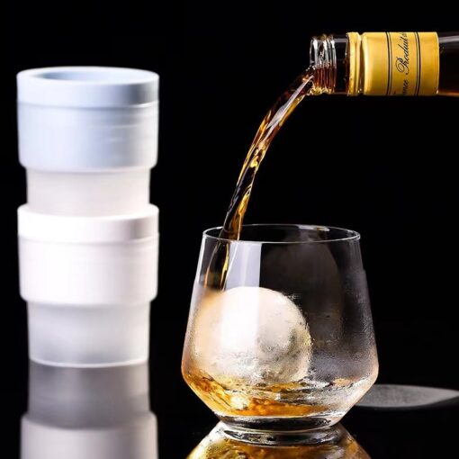 Silicone Round Whisky Hockey Ball Mould Maker