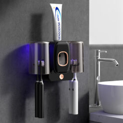 Wall-Mounted Smart Toothbrush Sterilizing Holder