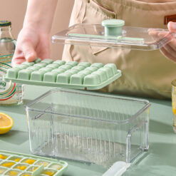 Silicone Press Type Kitchen Ice Cube Ball Maker Tray
