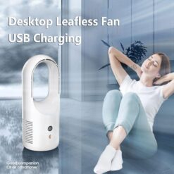 Portable Electric Rechargeable Bladeless Cooler Fan