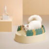 Removable Semi Closed Cat Litter Toilet Tray