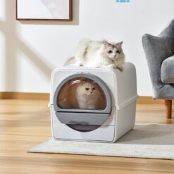 Semi-automatic Deodorization Cat Litter Basin