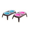 Non-slip Silicone Pet Double Separate Bowl