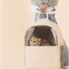 Large Space Visible Transparent Cat Bag Outing Backpack