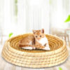 Durable Rattan Cat Scratching Pad Nest Litter