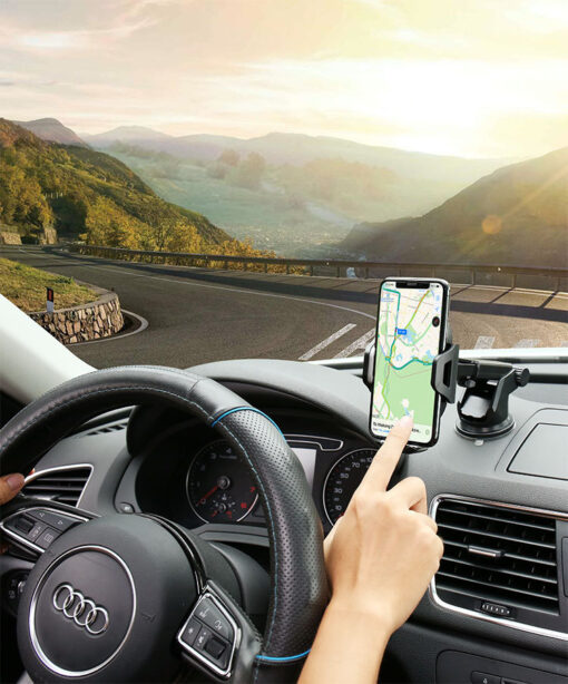 360-Degree Rotatable Car Phone Navigation Bracket