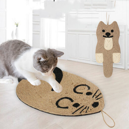 Interactive Mouse Shape Cat Scratching Board Pad