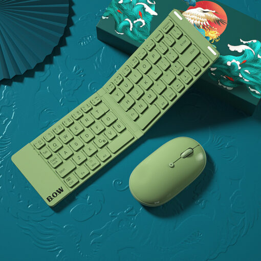 Portable Wireless Folding Bluetooth Keyboard Mouse