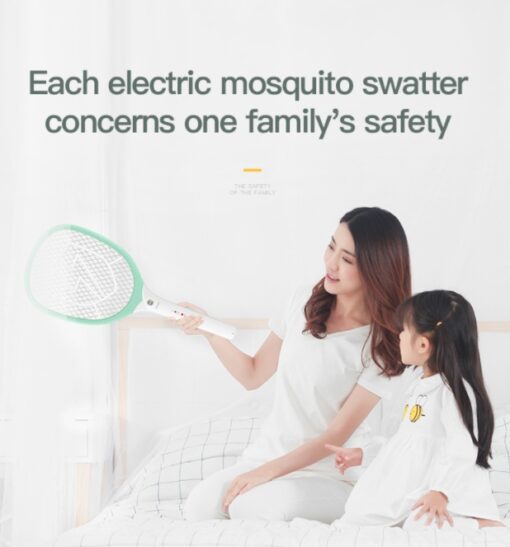 Electric Rechargeable Mosquito Zapper Racket Swatter