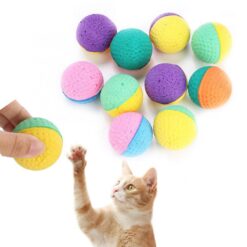 Funny Interactive Latex Foam Ball Cat Chase Toy