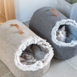 Polar Warm Cat Litter Semi-Closed Sleeping Bed