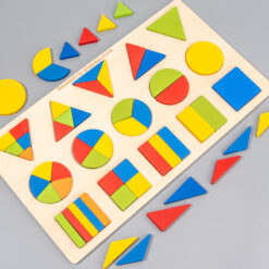 Montessori Geometry Early Education Puzzle Board Toy