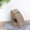 Curved Triangle Cat Claw Sharpening Scratching Board. Satisfy your cat’s natural urge to scratch, and remove the outer husks from the cat’s nails.