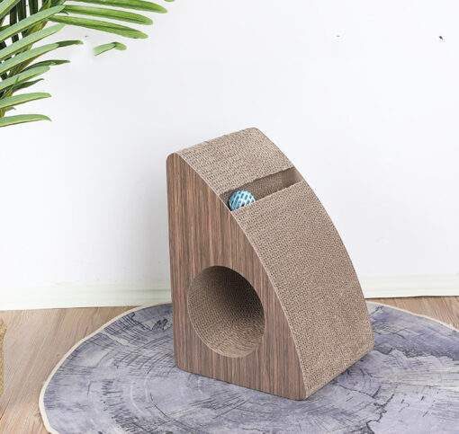 Curved Triangle Cat Claw Sharpening Scratching Board. Satisfy your cat’s natural urge to scratch, and remove the outer husks from the cat’s nails.