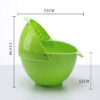 Durable Kitchen Washing Bowl Fruit Drain Basket