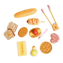 Children's Wooden Bread Simulation Fruit Salad Set Toy