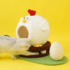 Cute Chick Cat Litter Cat House Turntable Ball Toys