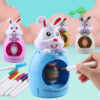 Durable Easter Egg Decorative Ball Rabbit Painting Toy