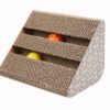 Funny Cat Scratching Board Corrugated Paper Bell Toy