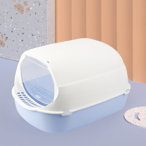 Foldable Fully Enclosed Splash-proof Cat Toilet Box