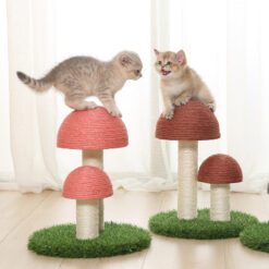 Durable Cute Mushroom Shape Cat Scratching Sisal Post