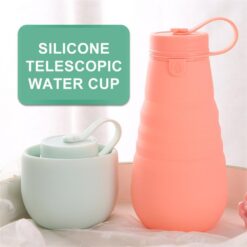 Portable Collapsible Silicone Drinking Water Bottle Cup