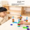 Children's Puzzle Colored Matching Magnetic Ring Toys