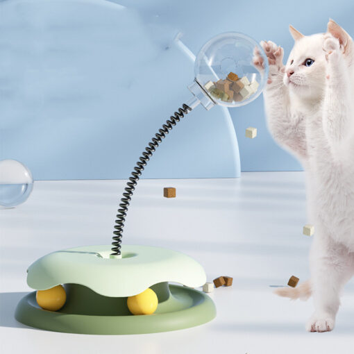 Multifunctional Cat Turntable Food Leakage Puzzle Toy